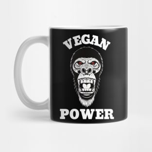 Vegan Power Workout, Gorilla Head Mug